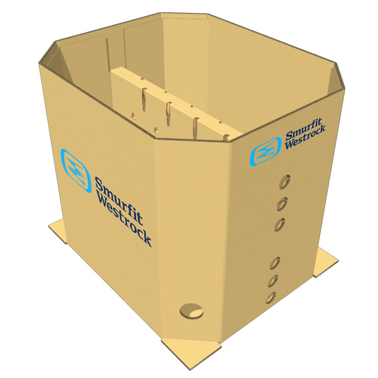Cooling bulk bin